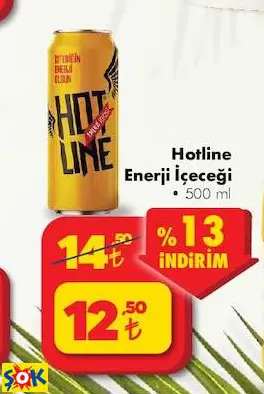 HOTLİNE ENERJİ İÇECEĞİ HOTLİNE ENERJİ İÇECEĞİ